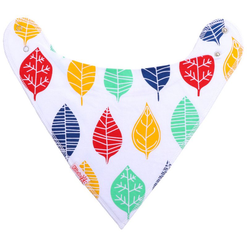 Puntslab Colorful Leaves - baby slabbetje