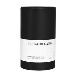 Dried oregano leaves from the Calabria region of Italy, packaged in a 30g can. The oregano has a robust, earthy flavor and aroma, making it a versatile seasoning for a variety of dishes.