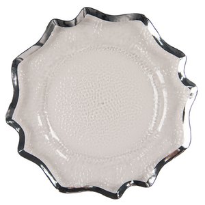 Platzteller Ø 33 cm, transparenter Kunststoff