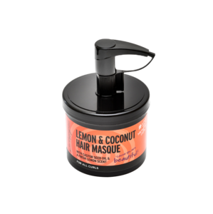 Lemon and coconut Hair Masque for curly hair and very curly hair