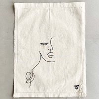 stitched art 'face'
