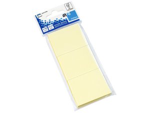 Info-Notizen 50x40mm gelb 3 Blöcke a 100 Vel