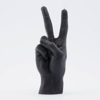 Peace Candle Zwart