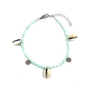Shells coins anklet mint