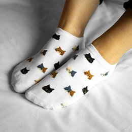 Women's Cat Head Socks I 35-41