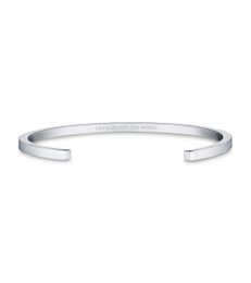 Bracciale in argento con orologio classico argento e nero