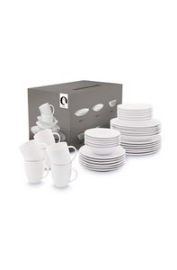 Set/36 Dinnerware Raw White