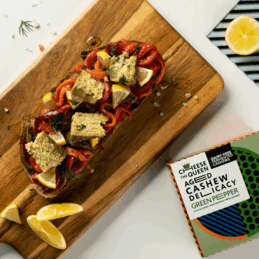 Cheese the Queen „Green Pepper“ Aged Delikatesse aus fermentierten Cashewnüssen