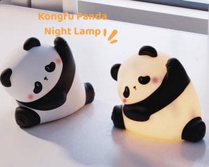 Kungfu Panda Nachtlampje – Zachte siliconen LED-lamp voor kinderkamer en nachtkastje