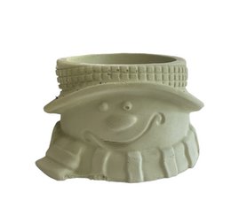 New In! Snowman Tealight Holder  - made of Jesmonite