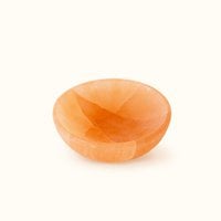 Selenite Bowl Peach