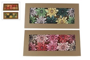 Lichtsnoer roze/groen 45x21x8cm