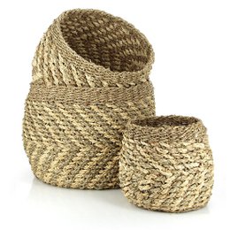 Seegras mand Chau medium, zeegras, maïsbladeren