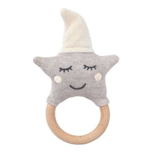Ivory-Grey Rattle Star