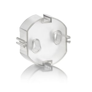 Steckdosenabdeckungen, transparent, 5 Stück