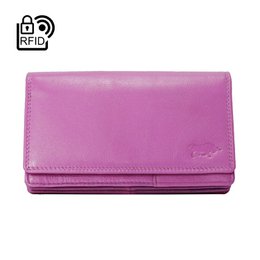 Cartera Mujer Piel Vaqueta - RFID Antideslizante - Cartera Mujer Ideal
