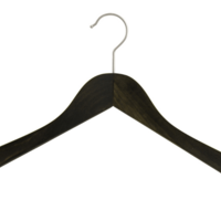 Clothes hanger Business, walnut, 45 cm