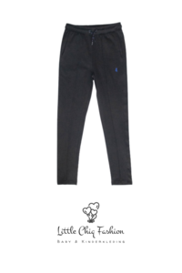 LewyLou NO4 Jogger schwarz mit Logo