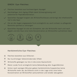 Black Hydrogel Eye Patches with Ginseng