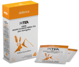 Functional tea with Mt. Olympus blend, 10 teabags. Herbal tea with natural ingredients for defense.