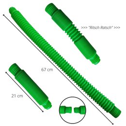 Flexi Tubes, set van 3 stretchtubes, Ø 4,5 cm