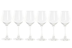 CUP SET 6 GLASS 7X7X20 250ML, CLEAR WATER PC186756