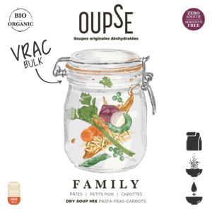 Oupse original dehydrated soup / bulk 2 kg-Family organic