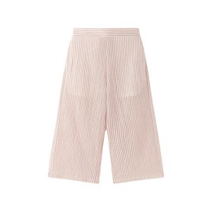 Fließende Mädchenhose 3-9A rosa gestreift JGV96813