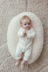 Boxpakje off white rib