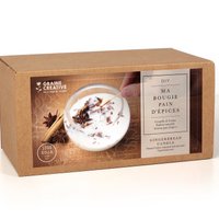 SET FOR CANDLES WITH WINTER SPICES and GLASS BOWL