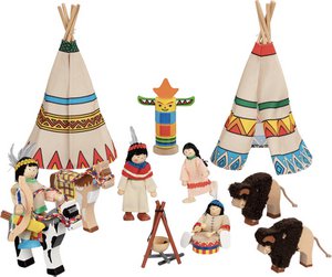 Bending doll - Indians