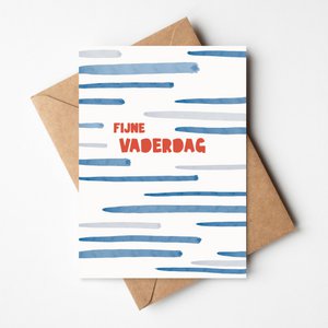 Wenskaart Vaderdag | Strepen