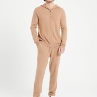 LUKE 7 Camel cashmere sweatpants