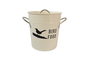 Vogelfutterbehälter beige 21x19 cm