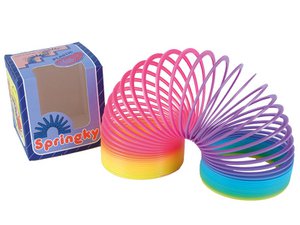 Regenbogenspirale aus Kunststoff Ø9cm