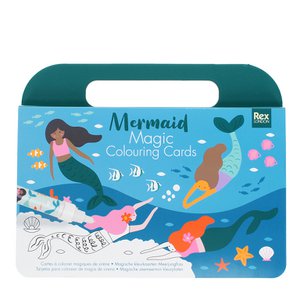 Magic water colouring cards - Mermaid