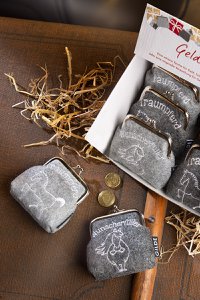 Vilten portemonnee clip paard VE 12 dus