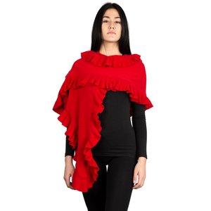 ADELE - Triangular cashmere blend shawl