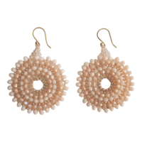 Ibiza earrings white