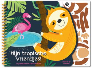 Sticker by Numbers - Meine tropischen Freunde