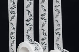 nastro washi piume
