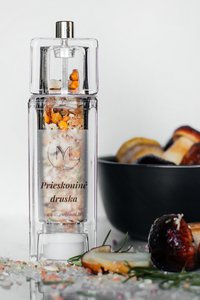 Gourmet aromatic salt blend - Himalayan salt with boletus mushrooms and lilac flowers