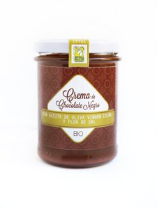 CREMA BIO für: Schokolade NEGRO mit Aceite de Oliva Virgen Extra und Flor de Sal (je 9 Einheiten à 200 g)