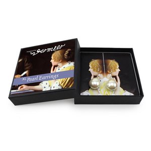 Pearl Earrings Set, Vermeer XL Silver Hangers