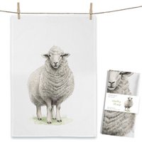 Woolly Sheep tea towel