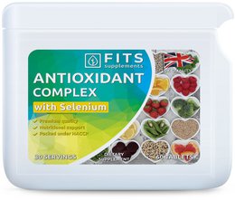  Antioxidant supplement with selenium, containing 60 tablets. Supports overall health and well-being.