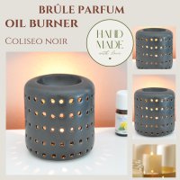 Parfümbrenner – Black Coliseo – Originelles Design und Form – Aromatherapie-Dekorationsobjekt – Duftdiffusions-Kerzenhalter, Duftwachse