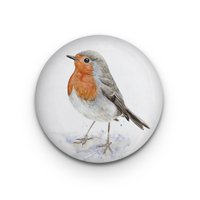Decorative magnet Robin Redbreast