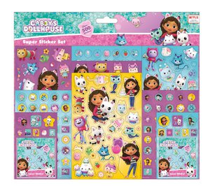 Undercover - Gabby's Dollhouse Super Stickerset 500 Stuks - Multicoloror