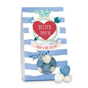 Snack portion of Best Papa candy hearts blueberry ice sugar